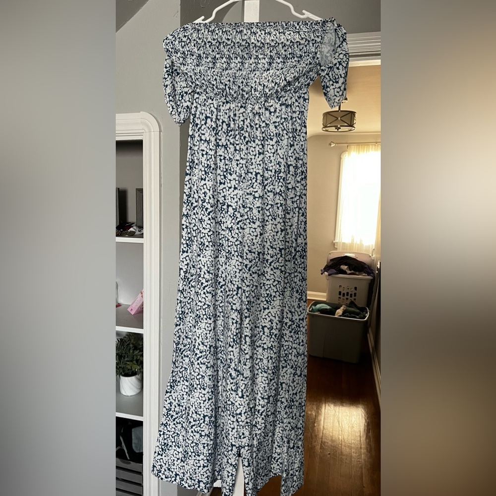 Off the Shoulder Printed Jumpsuit